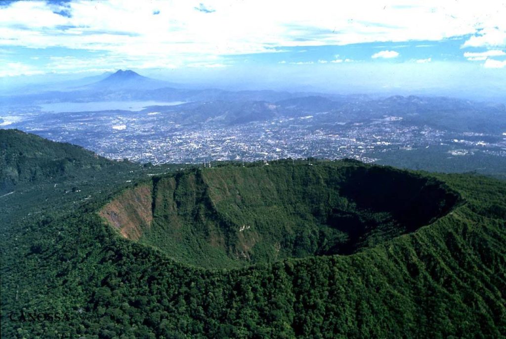 Crater San Salvador Volcano